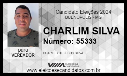 Candidato CHARLIM SILVA 2024 - BUENÓPOLIS - Eleições