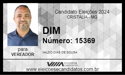 Candidato DIM 2024 - CRISTÁLIA - Eleições