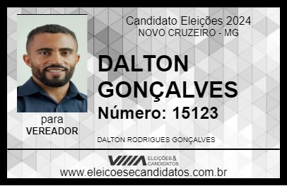 Candidato DALTON GONÇALVES 2024 - NOVO CRUZEIRO - Eleições