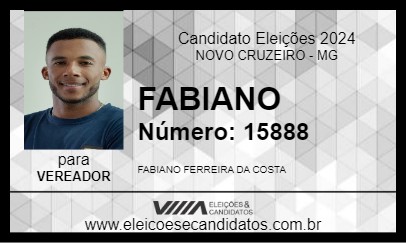 Candidato FABIANO 2024 - NOVO CRUZEIRO - Eleições