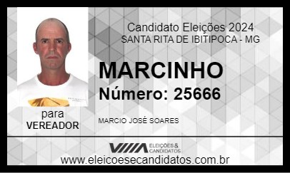 Candidato MARCINHO 2024 - SANTA RITA DE IBITIPOCA - Eleições