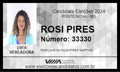 Candidato ROSI PIRES 2024 - PONTE NOVA - Eleições