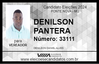 Candidato DENILSON DA SAÚDE 2024 - PONTE NOVA - Eleições