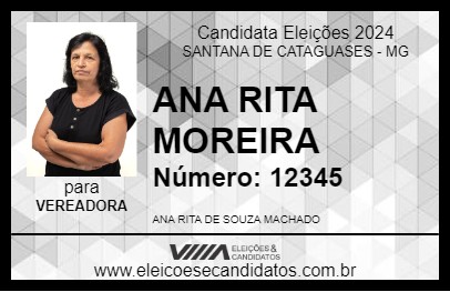 Candidato ANA RITA MOREIRA 2024 - SANTANA DE CATAGUASES - Eleições