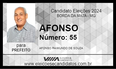 Candidato AFONSO 2024 - BORDA DA MATA - Eleições