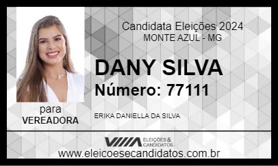 Candidato DANY SILVA 2024 - MONTE AZUL - Eleições