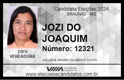 Candidato JOZI DO JOAQUIM 2024 - BRAÚNAS - Eleições