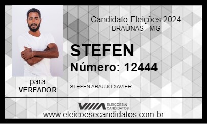 Candidato STEFEN 2024 - BRAÚNAS - Eleições