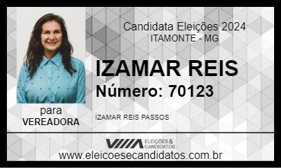 Candidato IZAMAR REIS 2024 - ITAMONTE - Eleições