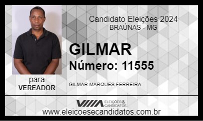 Candidato GILMAR 2024 - BRAÚNAS - Eleições