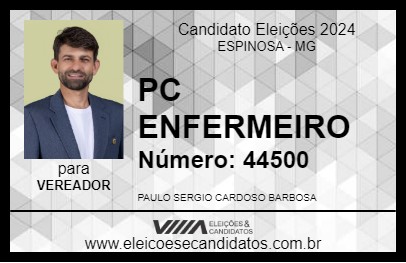 Candidato PC ENFERMEIRO 2024 - ESPINOSA - Eleições