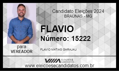 Candidato FLAVIO 2024 - BRAÚNAS - Eleições