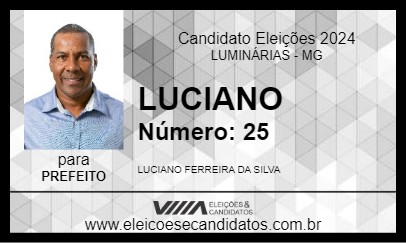 Candidato LUCIANO 2024 - LUMINÁRIAS - Eleições