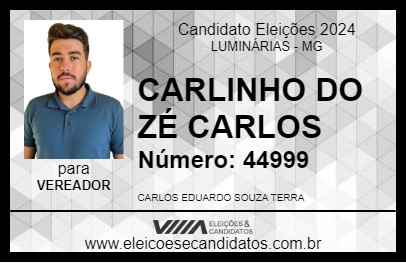 Candidato CARLINHO DO ZÉ CARLOS 2024 - LUMINÁRIAS - Eleições