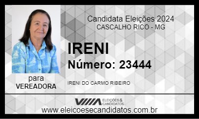 Candidato IRENI 2024 - CASCALHO RICO - Eleições