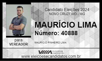 Candidato MAURÍCIO LIMA 2024 - NOVO CRUZEIRO - Eleições