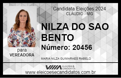 Candidato NILZA DO SAO BENTO 2024 - CLÁUDIO - Eleições