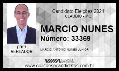 Candidato MARCIO NUNES 2024 - CLÁUDIO - Eleições