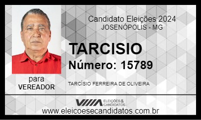 Candidato TARCISIO 2024 - JOSENÓPOLIS - Eleições