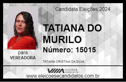 Candidato TATIANA DO MURILO 2024 - IRAÍ DE MINAS - Eleições