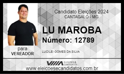 Candidato LU MAROBA 2024 - CANTAGALO - Eleições