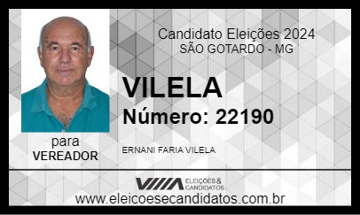 Candidato VILELA 2024 - SÃO GOTARDO - Eleições