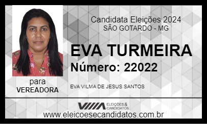 Candidato EVA TURMEIRA 2024 - SÃO GOTARDO - Eleições