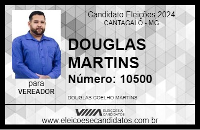 Candidato DOUGLAS  MARTINS 2024 - CANTAGALO - Eleições