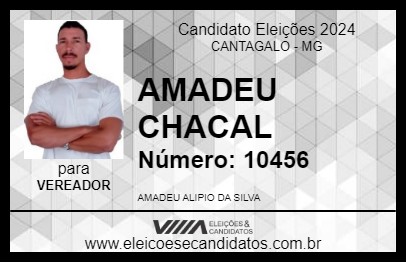 Candidato AMADEU CHACAL 2024 - CANTAGALO - Eleições