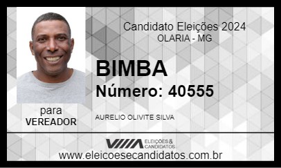 Candidato BIMBA 2024 - OLARIA - Eleições