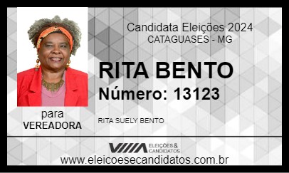 Candidato RITA BENTO 2024 - CATAGUASES - Eleições