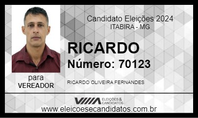 Candidato RICARDO 2024 - ITABIRA - Eleições