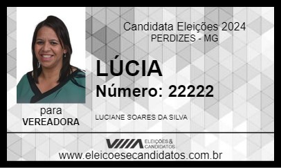 Candidato LÚCIA 2024 - PERDIZES - Eleições