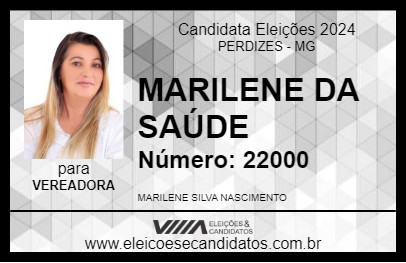 Candidato MARILENE DA SAÚDE 2024 - PERDIZES - Eleições