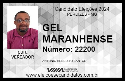 Candidato GEL MARANHENSE 2024 - PERDIZES - Eleições