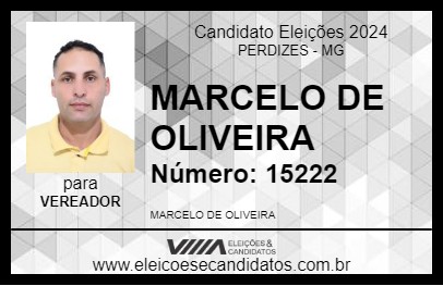 Candidato MARCELO DE OLIVEIRA 2024 - PERDIZES - Eleições