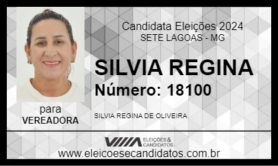 Candidato SILVIA REGINA  2024 - SETE LAGOAS - Eleições