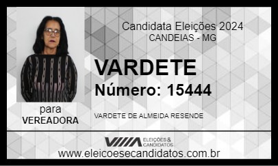 Candidato VARDETE 2024 - CANDEIAS - Eleições