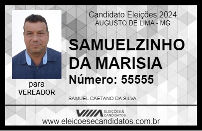 Candidato SAMUELZINHO DA MARISIA 2024 - AUGUSTO DE LIMA - Eleições