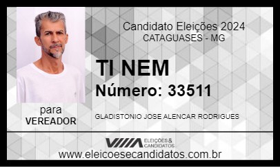 Candidato TI NEM 2024 - CATAGUASES - Eleições