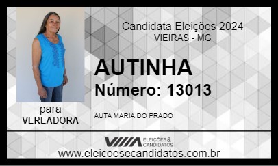 Candidato AUTINHA 2024 - VIEIRAS - Eleições