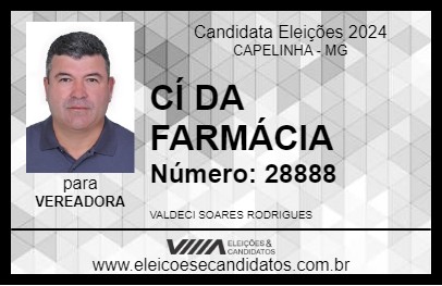 Candidato CÍ DA FARMÁCIA 2024 - CAPELINHA - Eleições