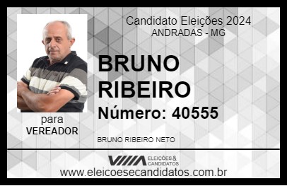 Candidato BRUNO RIBEIRO 2024 - ANDRADAS - Eleições