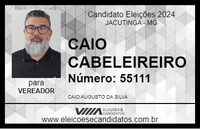 Candidato CAIO CABELEIREIRO 2024 - JACUTINGA - Eleições