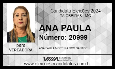 Candidato ANA PAULA 2024 - TAIOBEIRAS - Eleições