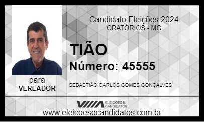 Candidato TIÃO 2024 - ORATÓRIOS - Eleições