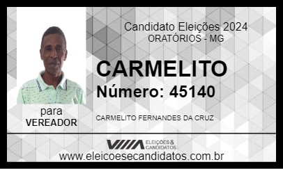 Candidato CARMELITO 2024 - ORATÓRIOS - Eleições