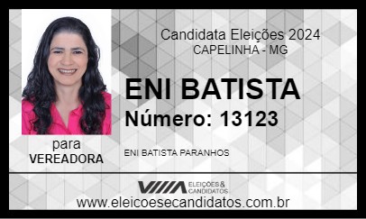 Candidato ENI BATISTA 2024 - CAPELINHA - Eleições