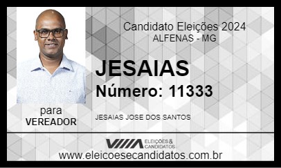 Candidato JESAIAS 2024 - ALFENAS - Eleições