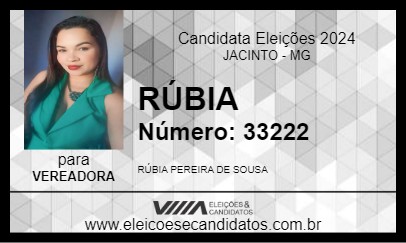 Candidato RÚBIA 2024 - JACINTO - Eleições